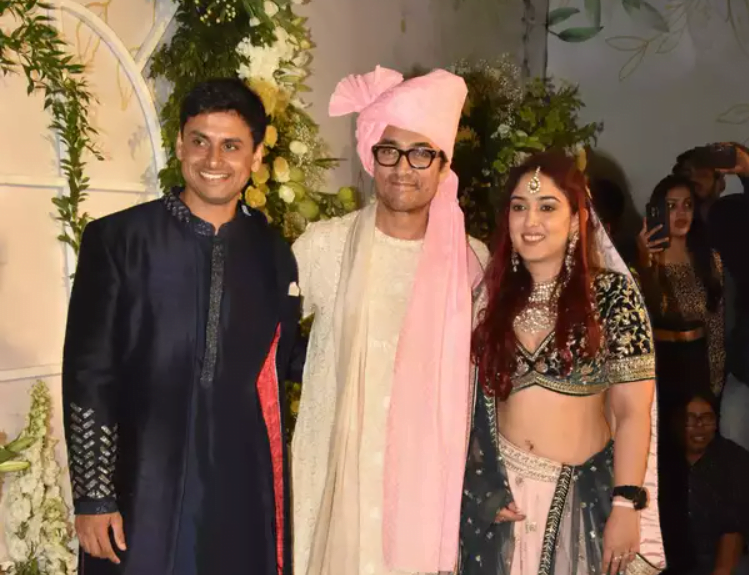 Aamir Khan's daughter Ira Khan and Nupur Shikhare hosted an intimate wedding reception after their official marriage registration.